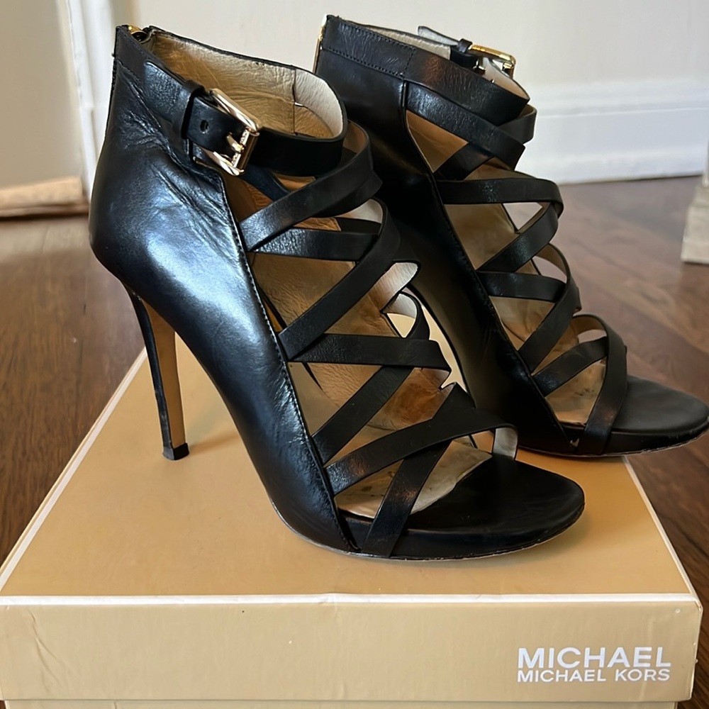 Michael by Michael Kors Theodore Back Zip Stilettos